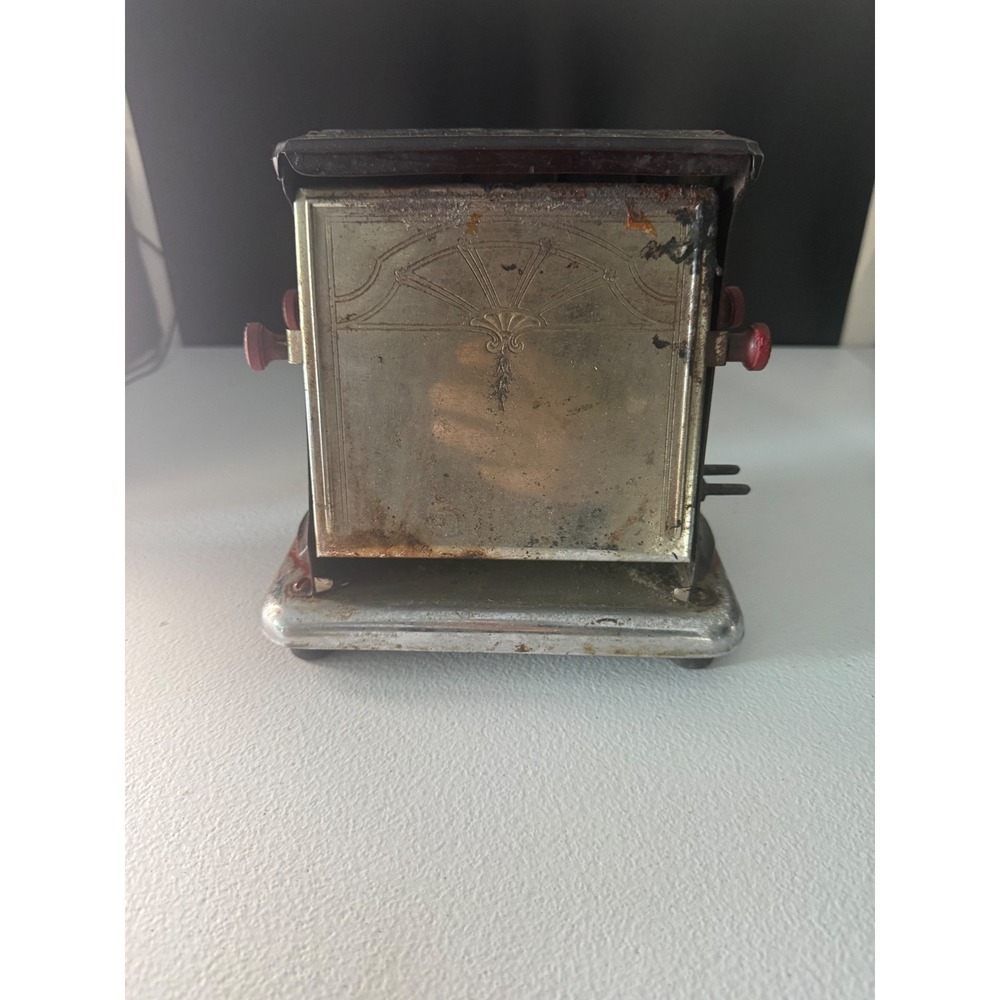Vintage Universal Landers Frary & Clark E6912 Flip Door Toaster Art Deco Work